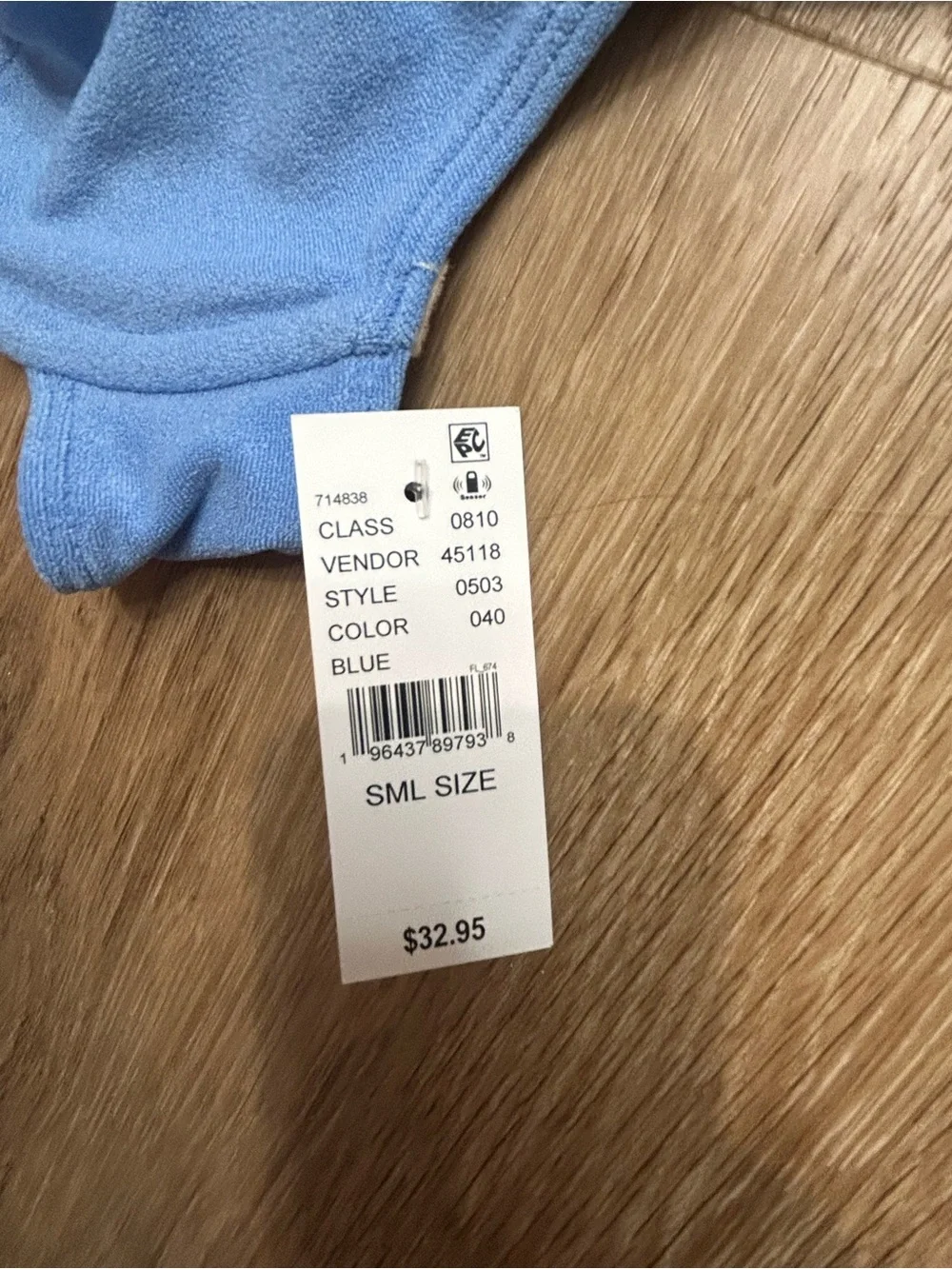 PacSun Light Blue Underwire Bralette